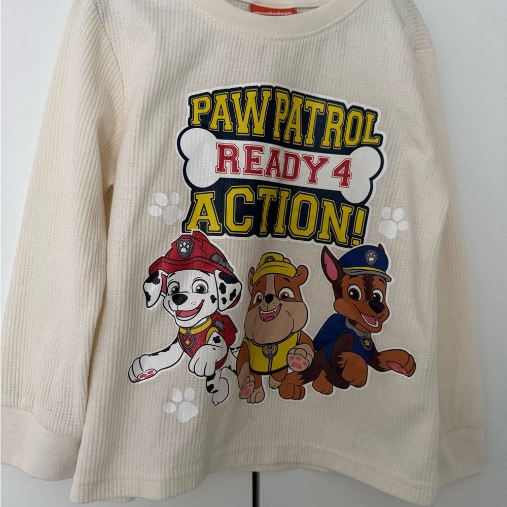 Nickelodeon Paw Patrol Cream Long Sleeve Tee